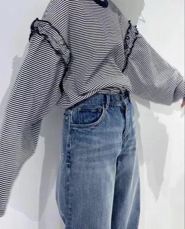 HOLIDAY Spick & Span sleeve frill t 롱티