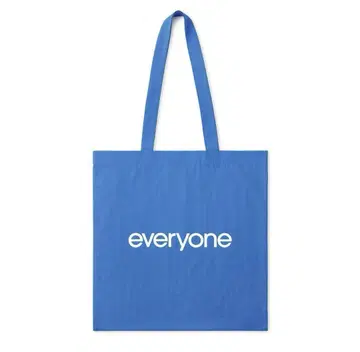 everyone nylon logo tote bag blue