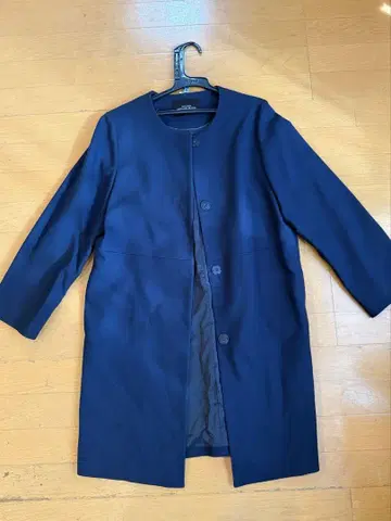 UNITED ARROWS Green Label/노카라 코트 네이비