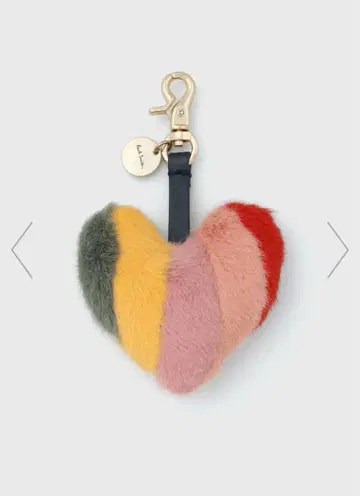 [ 미사용 새상품 ] Paul Smith 플러피 하트 백참