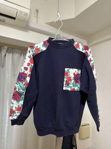 장미 트레이닝복 네이비 빈티지