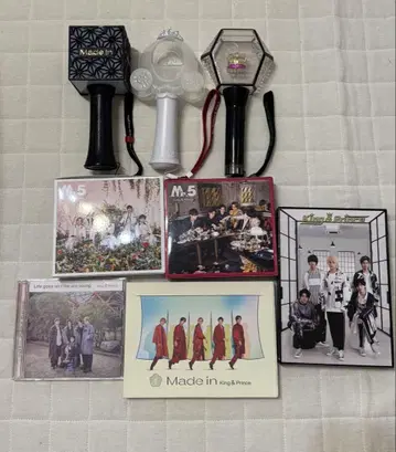King & Prince 응원봉 3개 + CD/앨범 세트 낱개 판매 가능