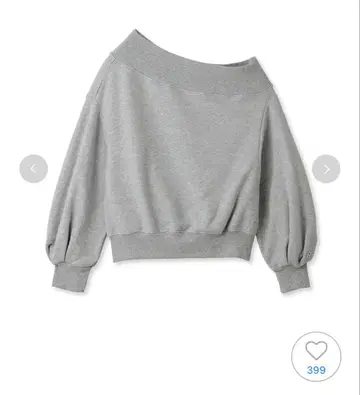 snidel 원 숄더 로고 맨투맨