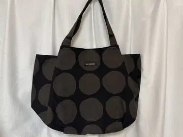[미사용 새상품] marimekko 도트 무늬 토트백