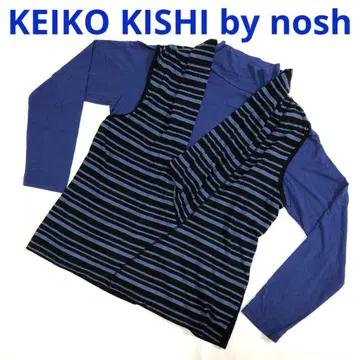 KEIKO KISHI by nosh 티셔츠 2세트 파랑