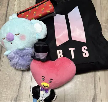BTS 후드티 비공식 봉제 인형 필통