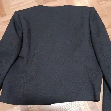 블랙 노카라 자켓