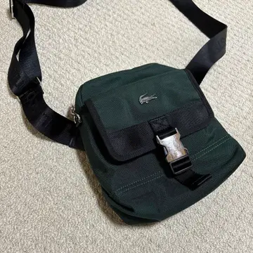 라코스테 다크 그린 숄더백