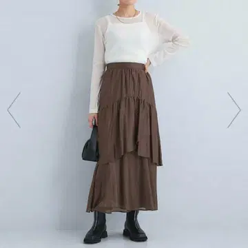 그린 레이블 릴랙싱 캐스케이드 스커트
