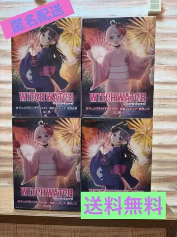 위치 워치 유카타 피규어 4개 묶음 판매