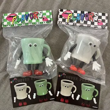 커피 인 그린 머그 플레이버즈 FLAVORS 소프트 비닐