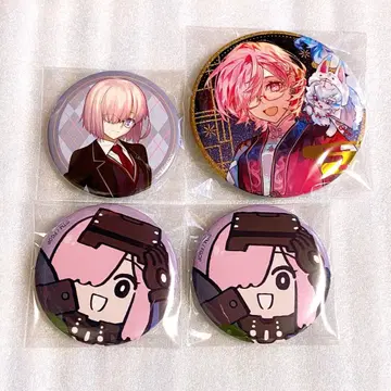 Fate FGO 마슈 캔뱃지 마시로 키리에 나조마루 춘절