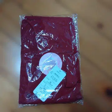 천사의 면 쉬폰 긴팔 T셔츠 LL 레드