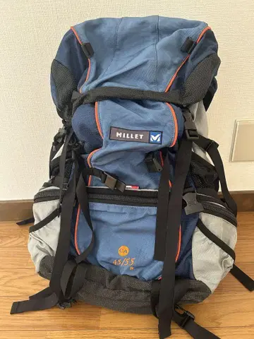 MILLET 백팩 45/55 파랑/그레이