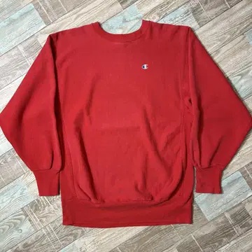 USA제 90s 챔피온 리버스 위브 맨투맨 자수 택 레드