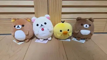 리락쿠마 만마루모찌모찌 봉제 인형 4체 세트