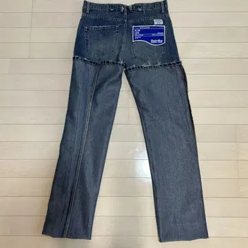 DAIRIKU 24AW Super Long Lame Denim Pants