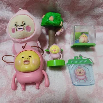 코비토즈칸 카쿠레모모지리 피규어 봉제 인형 키링 세트