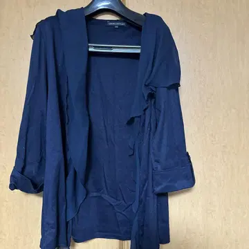 LAURA ASHLEY 네이비 반팔 가디건 II