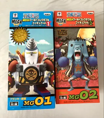 원피스 프랭키 MEGA 월드 컬렉터블 피규어 2체 세트