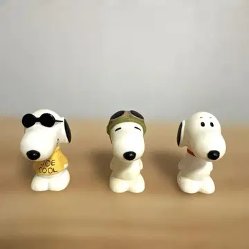 SNOOPY MUSEUM 한정판 피규어 3종