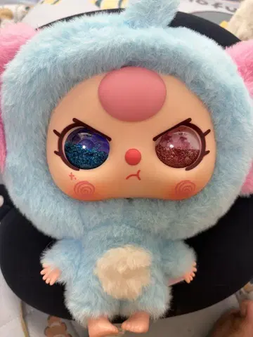 베이비 쓰리 코끼리 오일 눈 오드아이 큰 머리 미니백