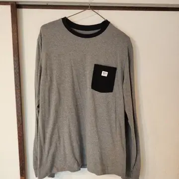 Patagonia 긴팔 티셔츠 그레이 포켓 부착
