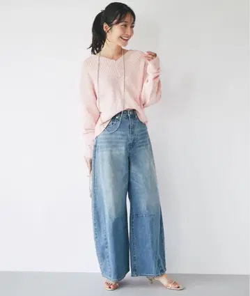시니컬 데님 와이드