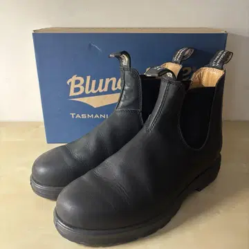 Blundstone 블랙 사이드 고어 부츠