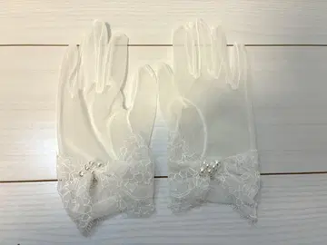 신부 그로브 (화이트 손수건 포함)