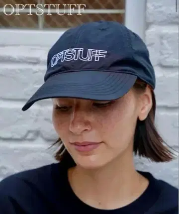 레어 OPTSTUFF 오프토스타프 나일론 캡 블랙