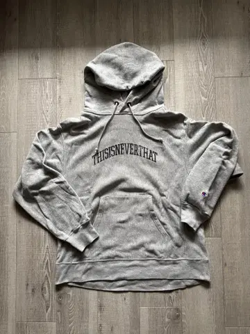 thisisneverthat champion 콜라보 후드 맨투맨 M