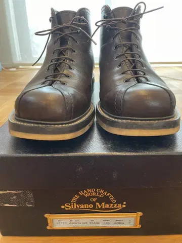 새상품급! 실바노 마짜 몽키 부츠 브라운