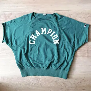 [ 새상품급 ] champion 돌먼 맨투맨 T셔츠 그린 M 사이즈