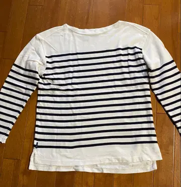 매디슨 블루/BORDER BOAT NECK PO 02