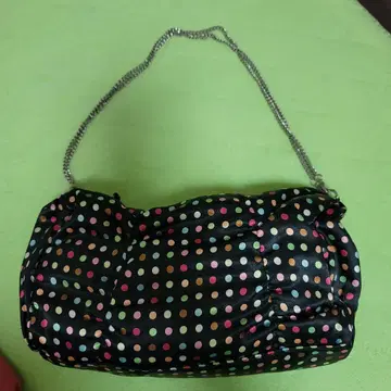 컬러풀 도트 무늬 숄더백