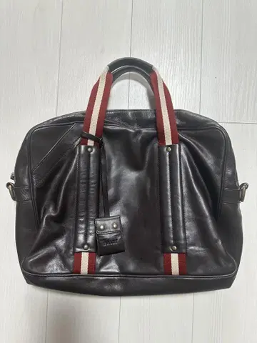 BALLY 발리 다크 브라운 비즈니스 백