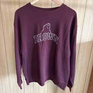 BROWNUniversity 트레이닝복 유행색 버건디
