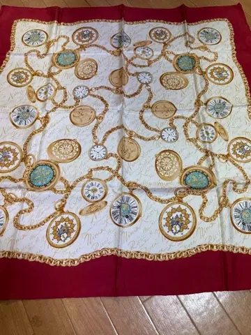 니나리치 시계 디자인 스카프 대형