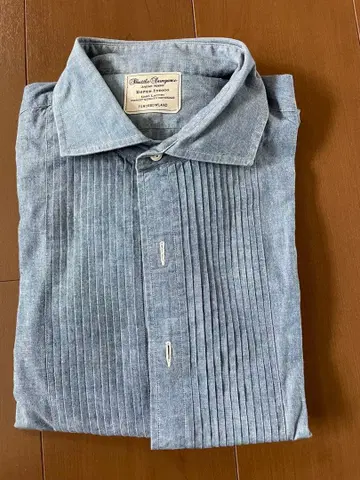 Daniel D'Angelo 데님 셔츠 긴팔 라이트 블루