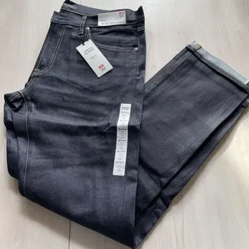 UNIQLO 스트레치 셀비지 슬림핏 청바지