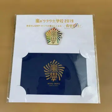 아라시의 와쿠와쿠 학교 2019 핀 배지
