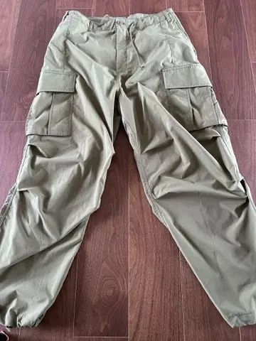 BEAMS HEART 벌룬 밀리터리 카고 팬츠