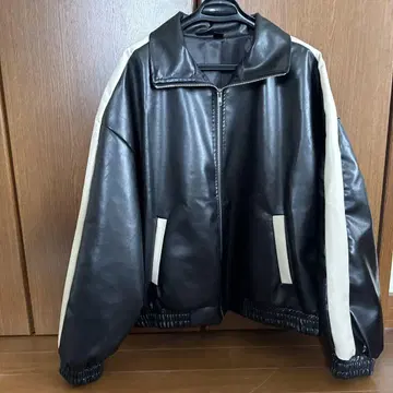 SHIN 가죽 자켓 XL 블랙