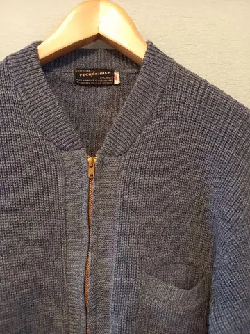 40s us vintage TECHNICAL 집업 가디건