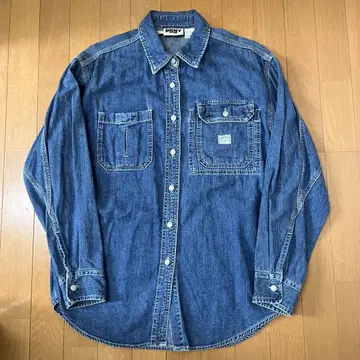 90s DKNY 워크 데님 셔츠 커버올