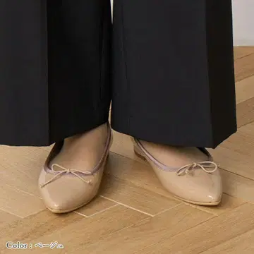 베이지 리본 펌프스 베이지