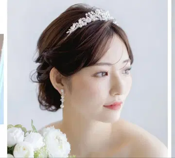 낮은 티아라 펄 웨딩 브라이덜 결혼식 머리띠 티아라
