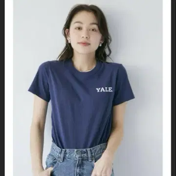 Yale x Russell Athletic 티셔츠 네이비 M
