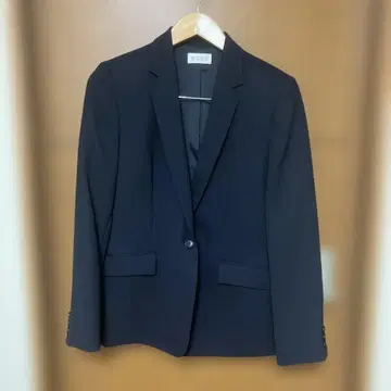 PLST 네이비 테일러드 자켓
